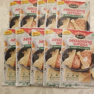 Stouffers Seasoning wraps roasted garlic and ×10